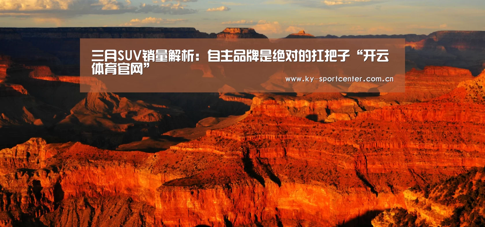 三月SUV销量解析:自主品牌是绝对的扛把子“开云体育官网”(图3) 开云官方网站